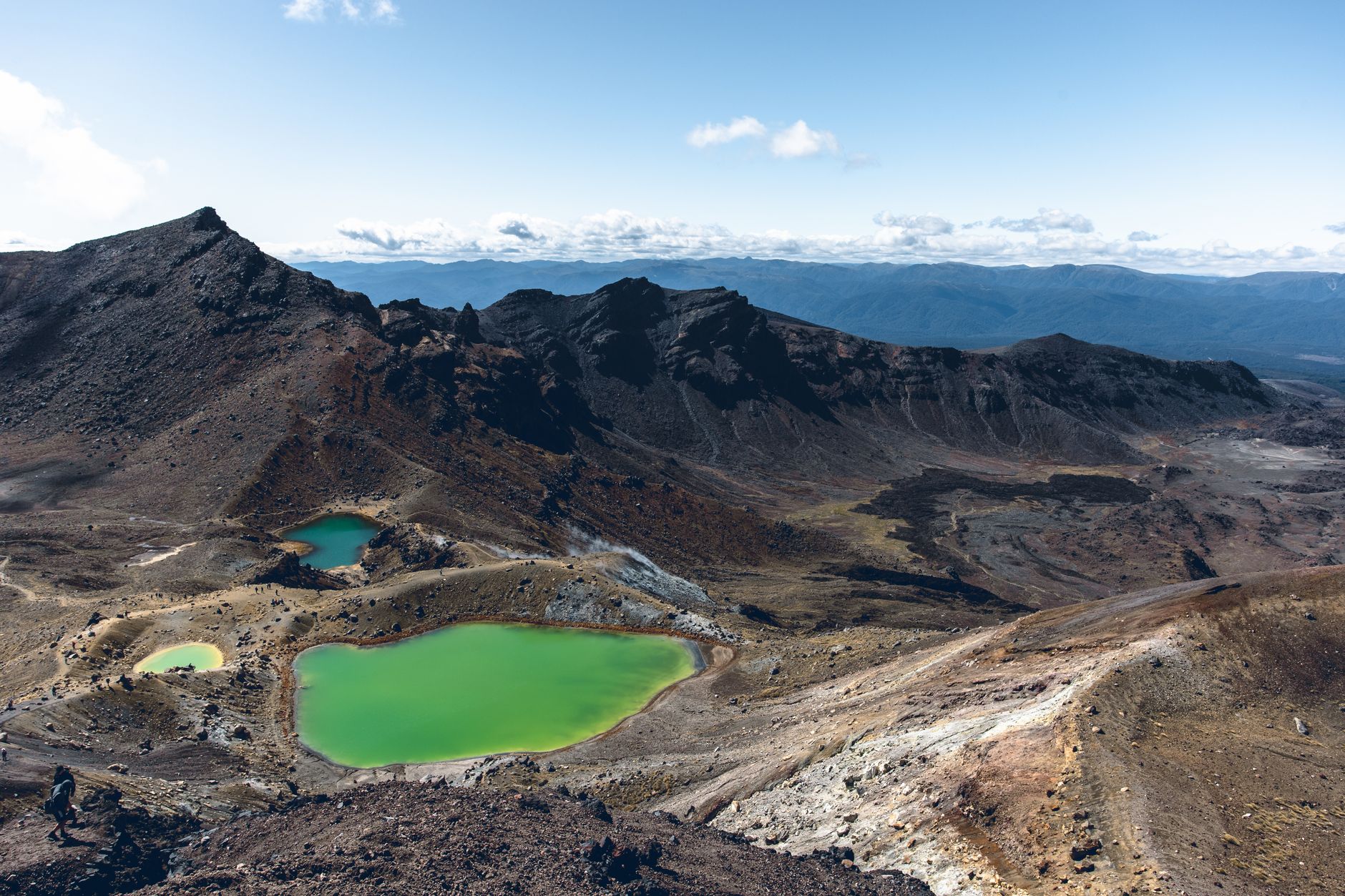 Tongariro Alpine Crossing emerald lakes