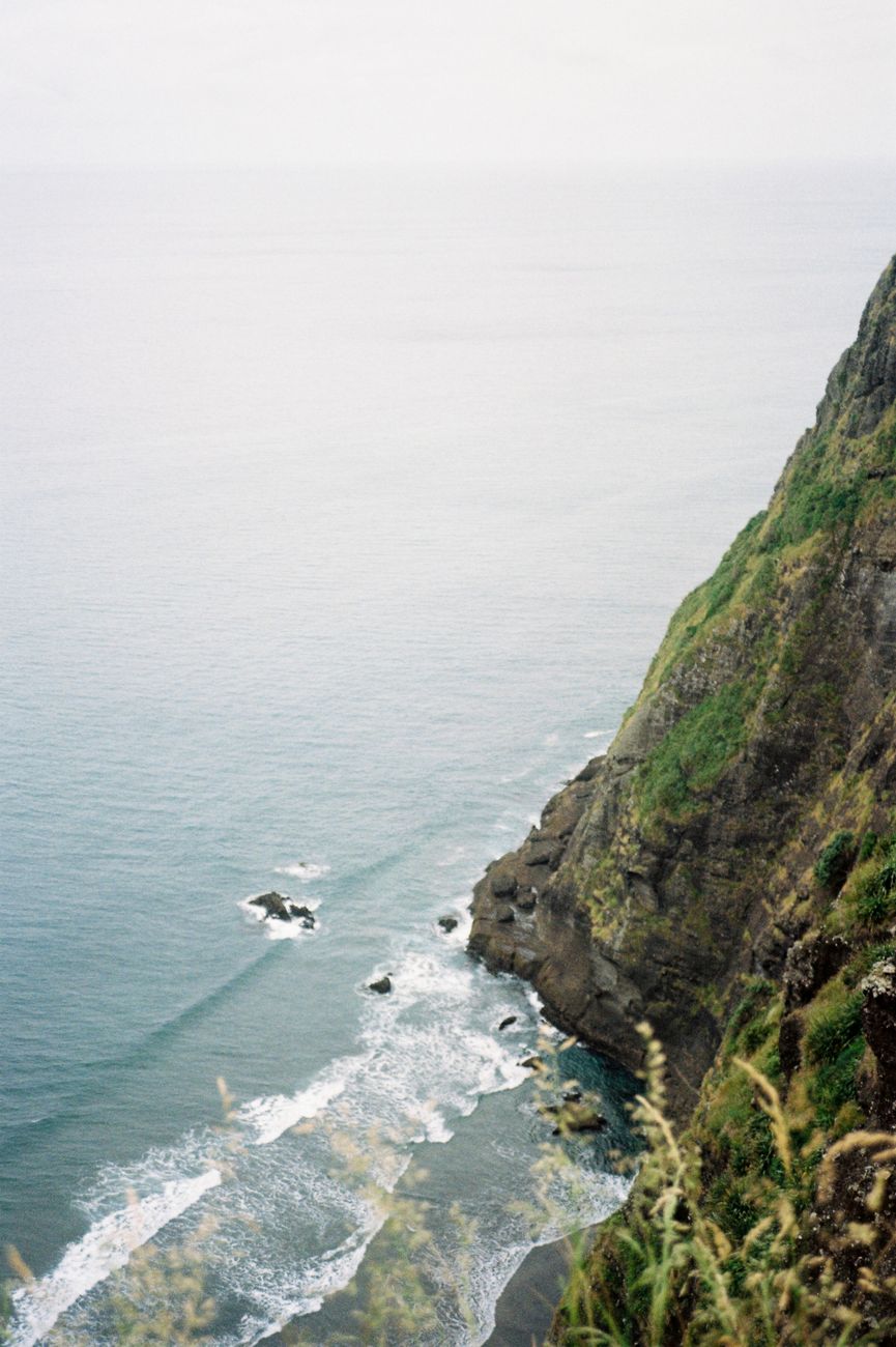 Coastline and cliffs of New Zealand